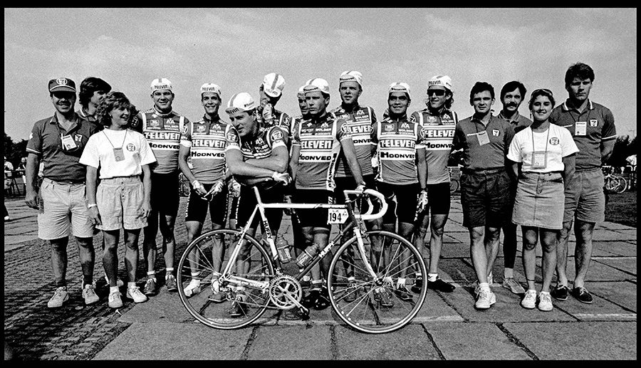 Max Testa with Team 7Eleven in 1987 Max Testa with Team 7Eleven in 1987