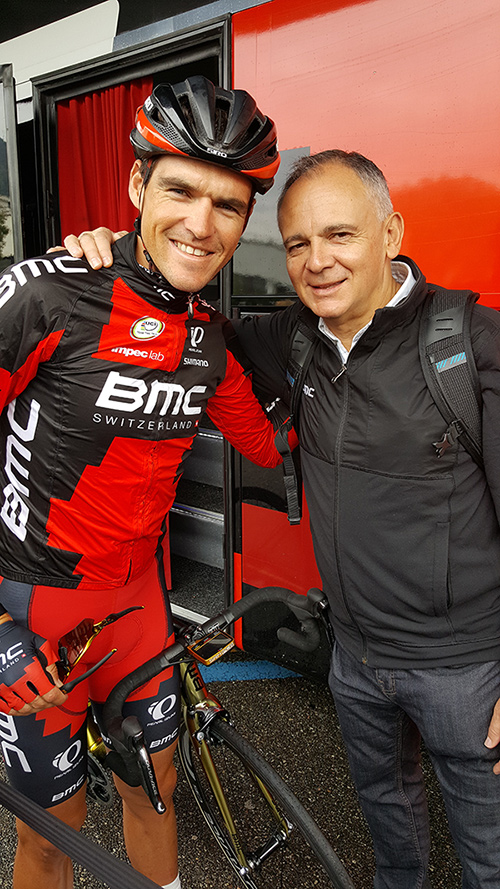 Greg van Avermaet and Max Testa Greg van Avermaet and Max Testa