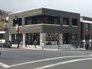 L.L. Bean store on the corner of Main Street and Heber Avenue.